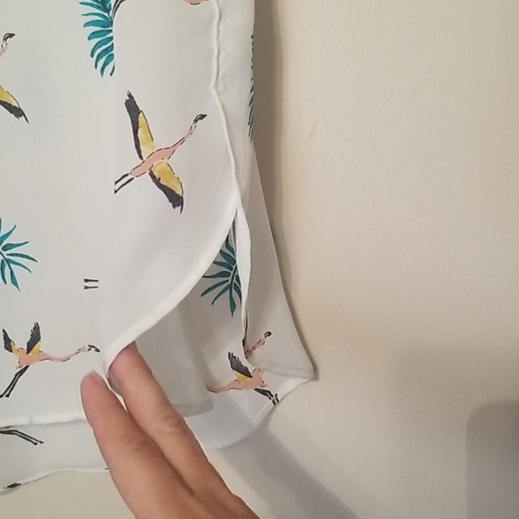 LOFT Ruffle Sleeve Top - Picture 2 of 5